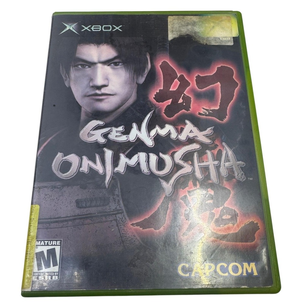 Genma Onimusha Microsoft Xbox Original Capcom Action Game with Manual NTSC